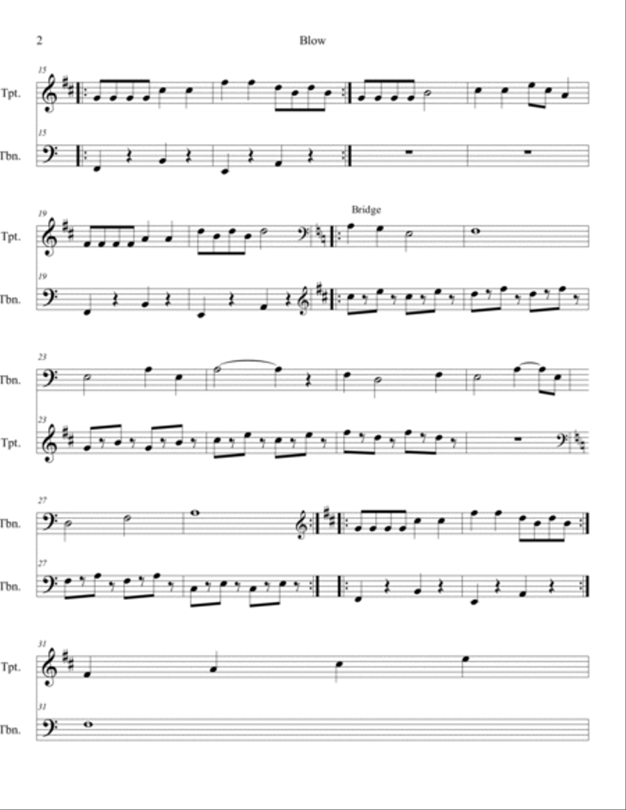 Blow Brass Duet scores gallery preview page 2
