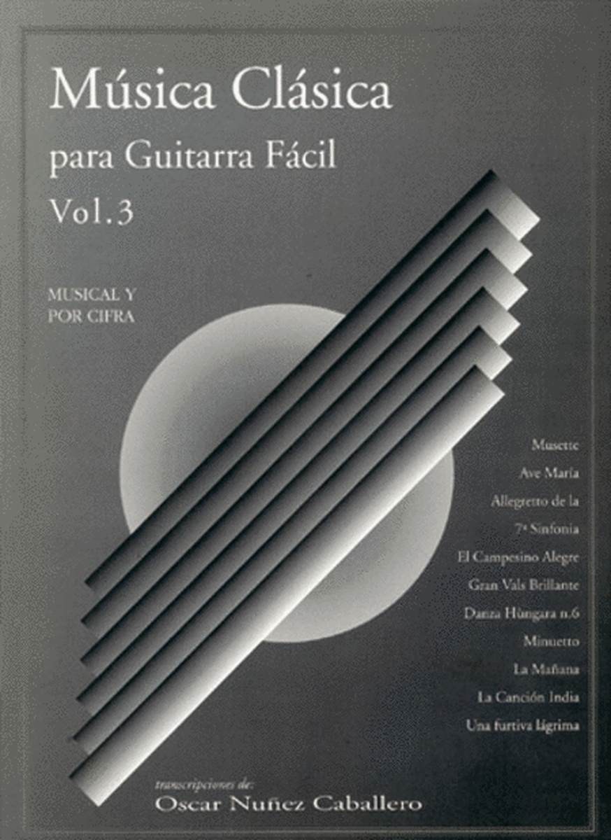 Musica Clasica para Guitarra Facil, Volumen 3