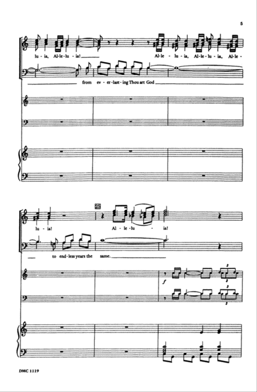 Festival Piece on St. Anne Choir scores gallery preview page 4