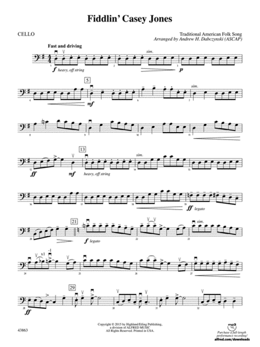 Fiddlin' Casey Jones: Cello