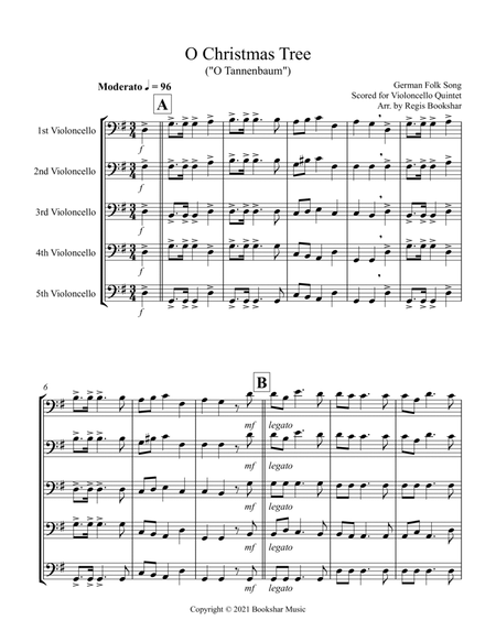 O Christmas Tree (G) (Violoncello Quintet)
