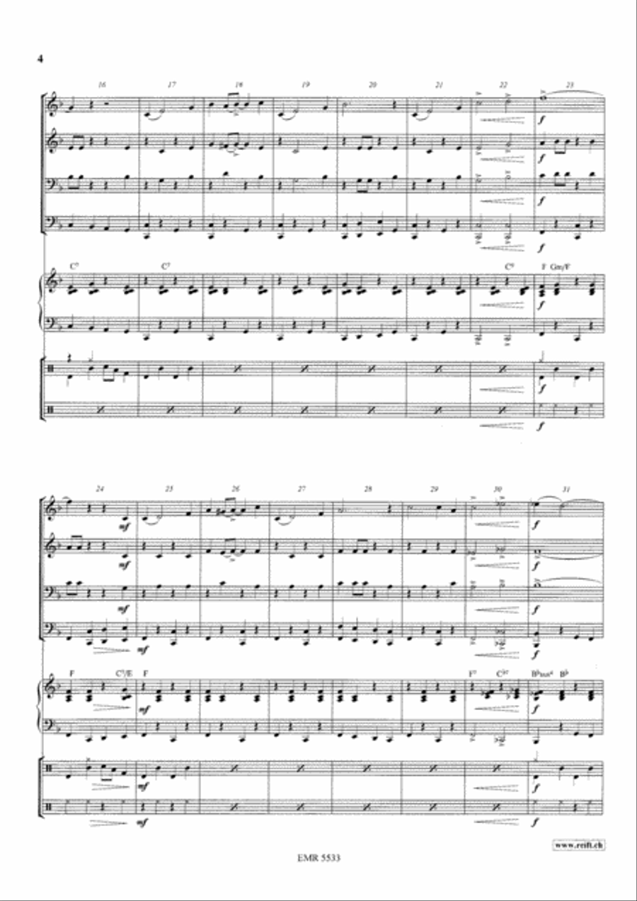 Bill Bailey Bill Bailey Brass Ensemble scores gallery preview page 4