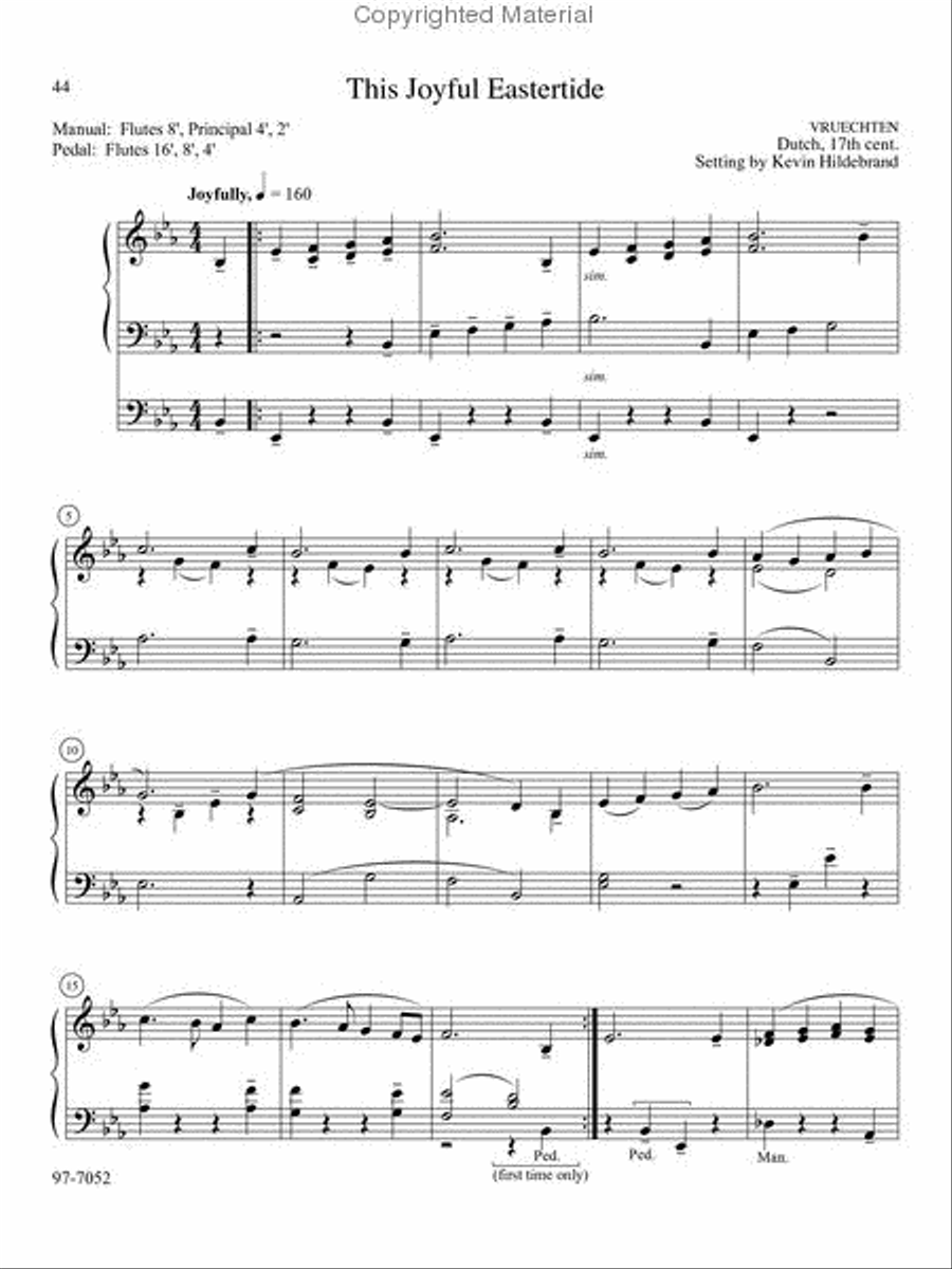 Musica Sacra: Easy Hymn Preludes for Organ, Vol. 3