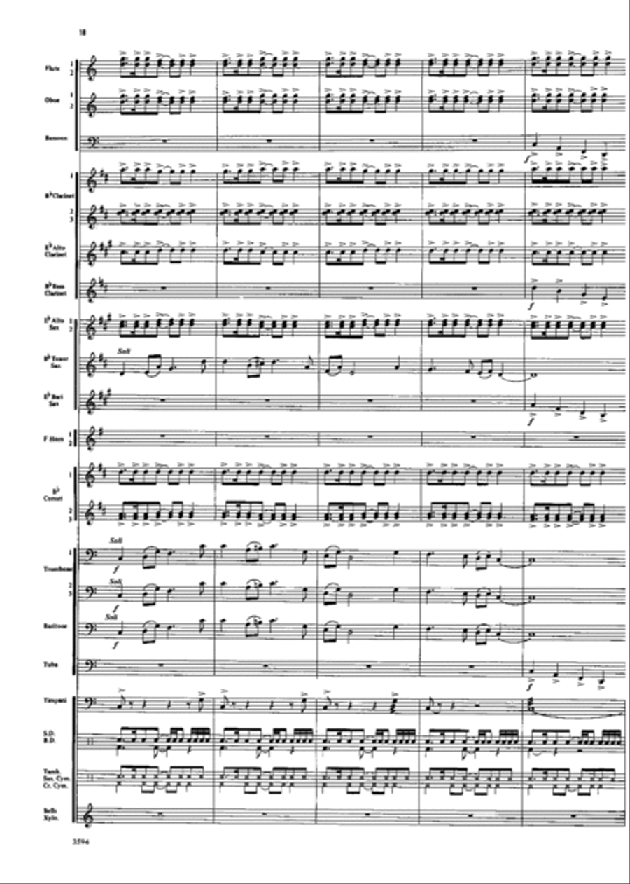 A Rainbow Bridge A Rainbow Bridge Concert Band scores gallery preview page 18