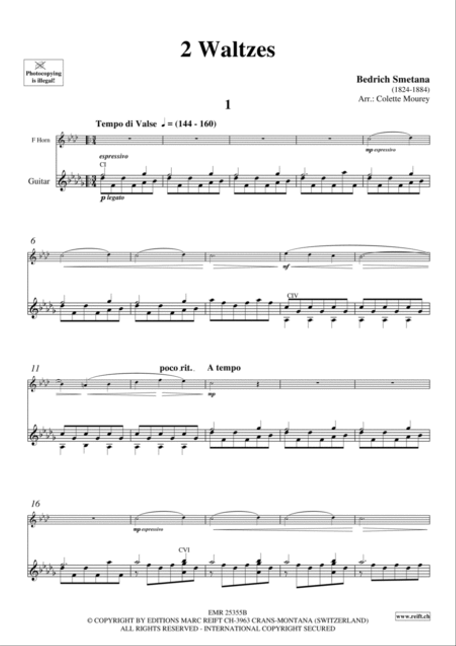 2 Waltzes 2 Waltzes Horn scores gallery preview page 4