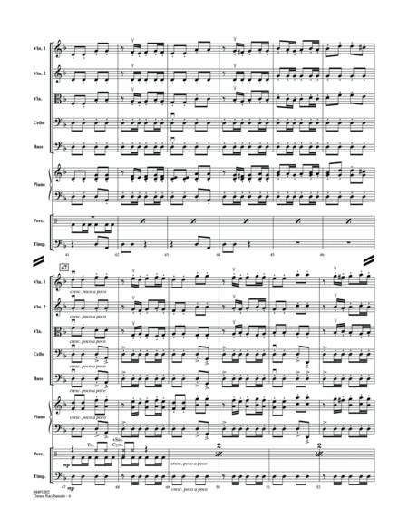 Danse Bacchanale (from Samson And Delila) - Conductor Score (Full Score)