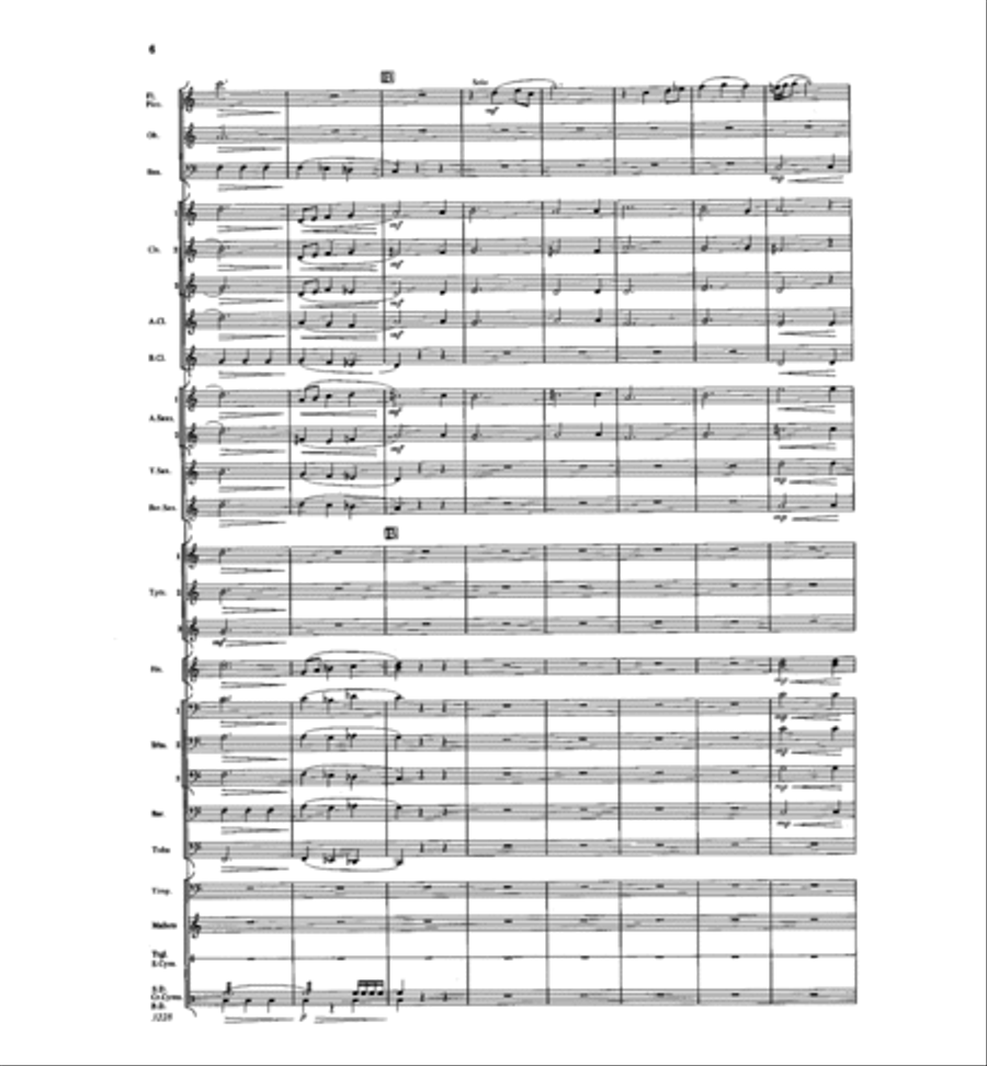 A Bayside Portrait Concert Band scores gallery preview page 5