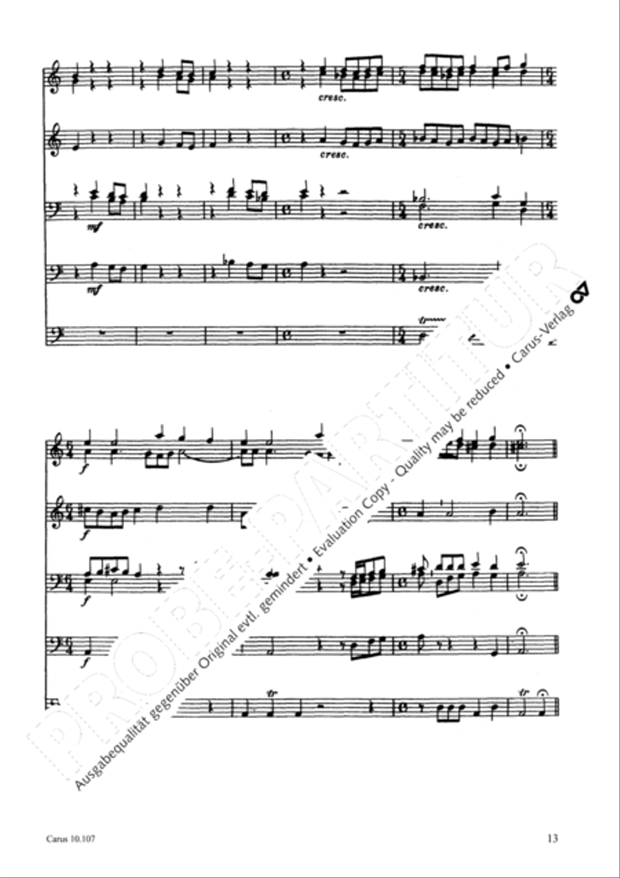 Ist Gott fur mich Ist Gott fur mich 4-Part scores gallery preview page 14