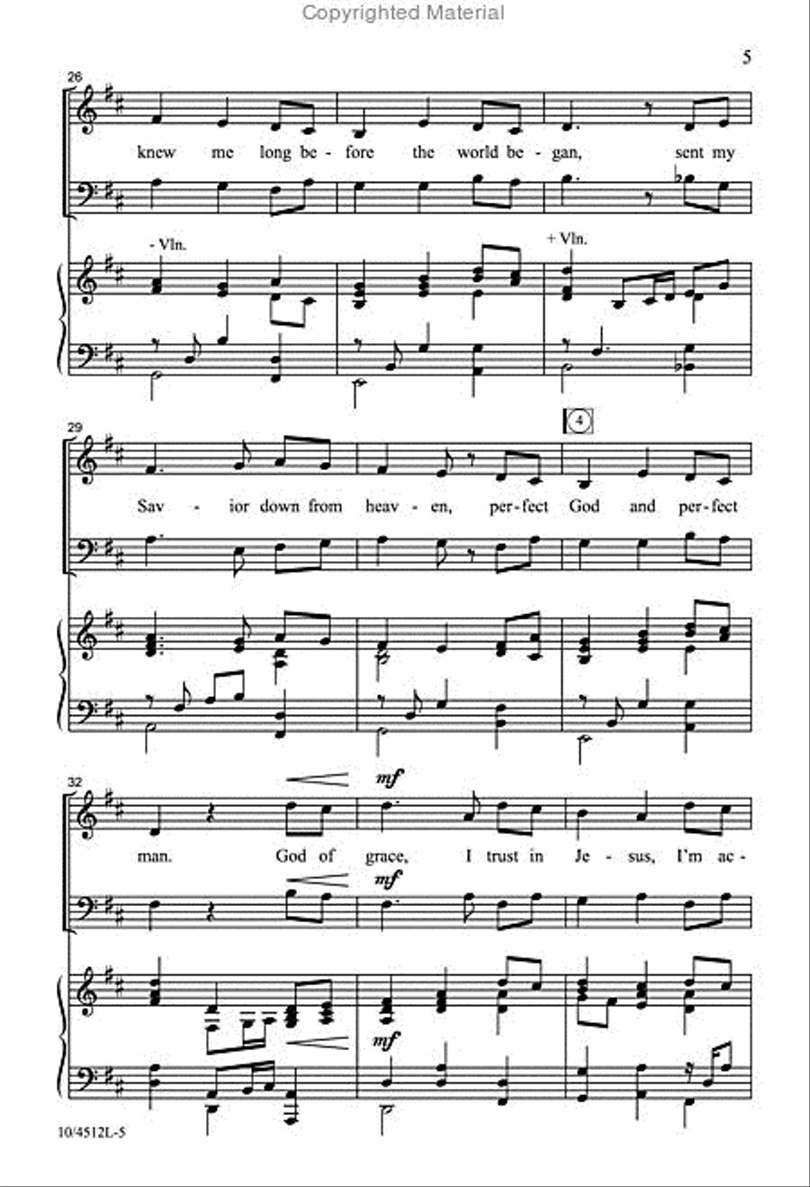 God of Grace God of Grace 2-Part scores gallery preview page 5