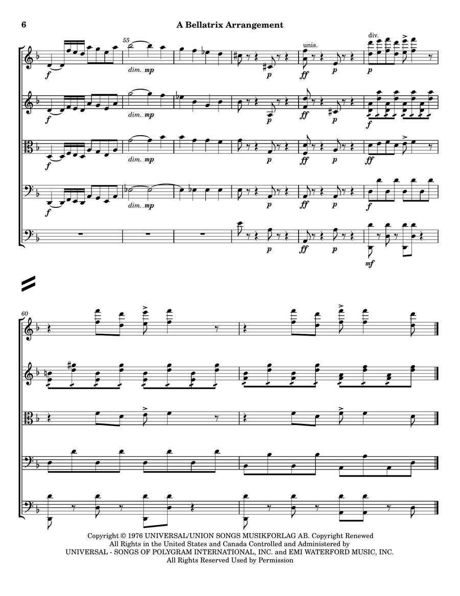 Money, Money, Money Cello scores gallery preview page 6