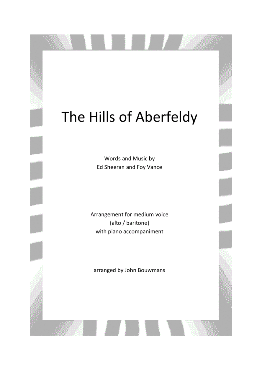 The Hills Of Aberfeldy Voice scores gallery preview page 1