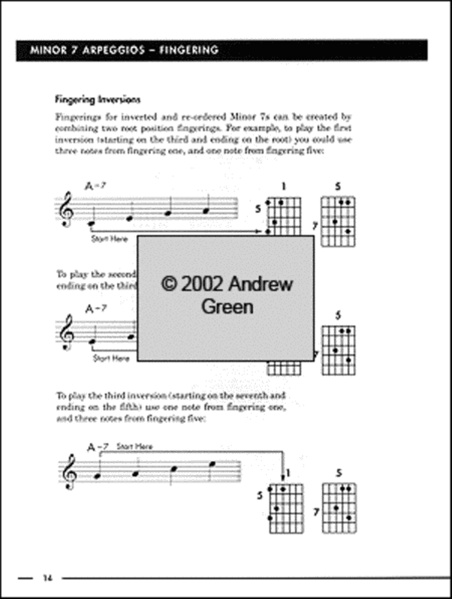 Jazz Guitar Structures Electric Guitar scores gallery preview page 3
