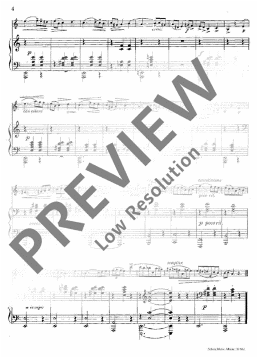 Mazurka A Minor Violin Solo scores gallery preview page 5