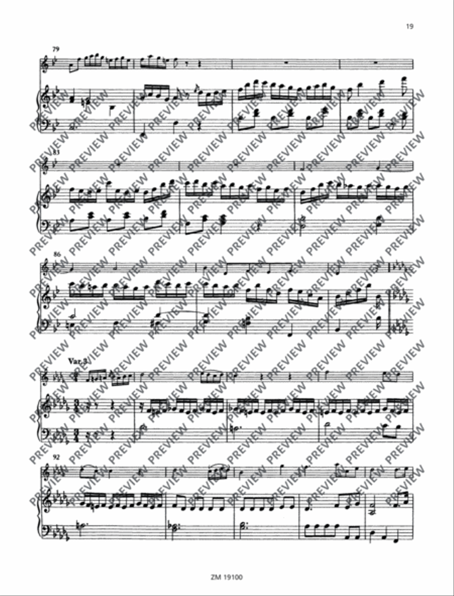 Sonata Sonata Flute Solo scores gallery preview page 20
