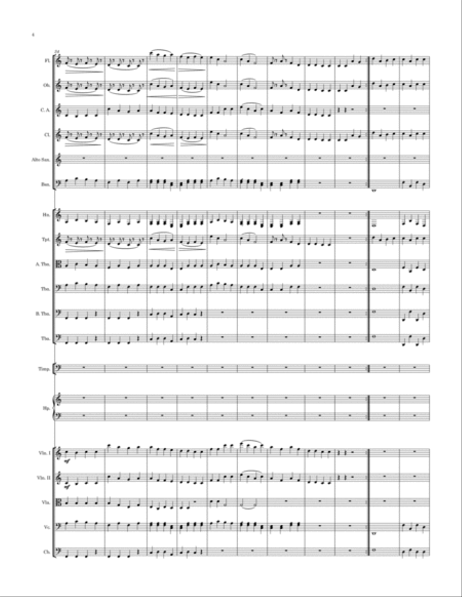 SNOWFALL Full Orchestra scores gallery preview page 4