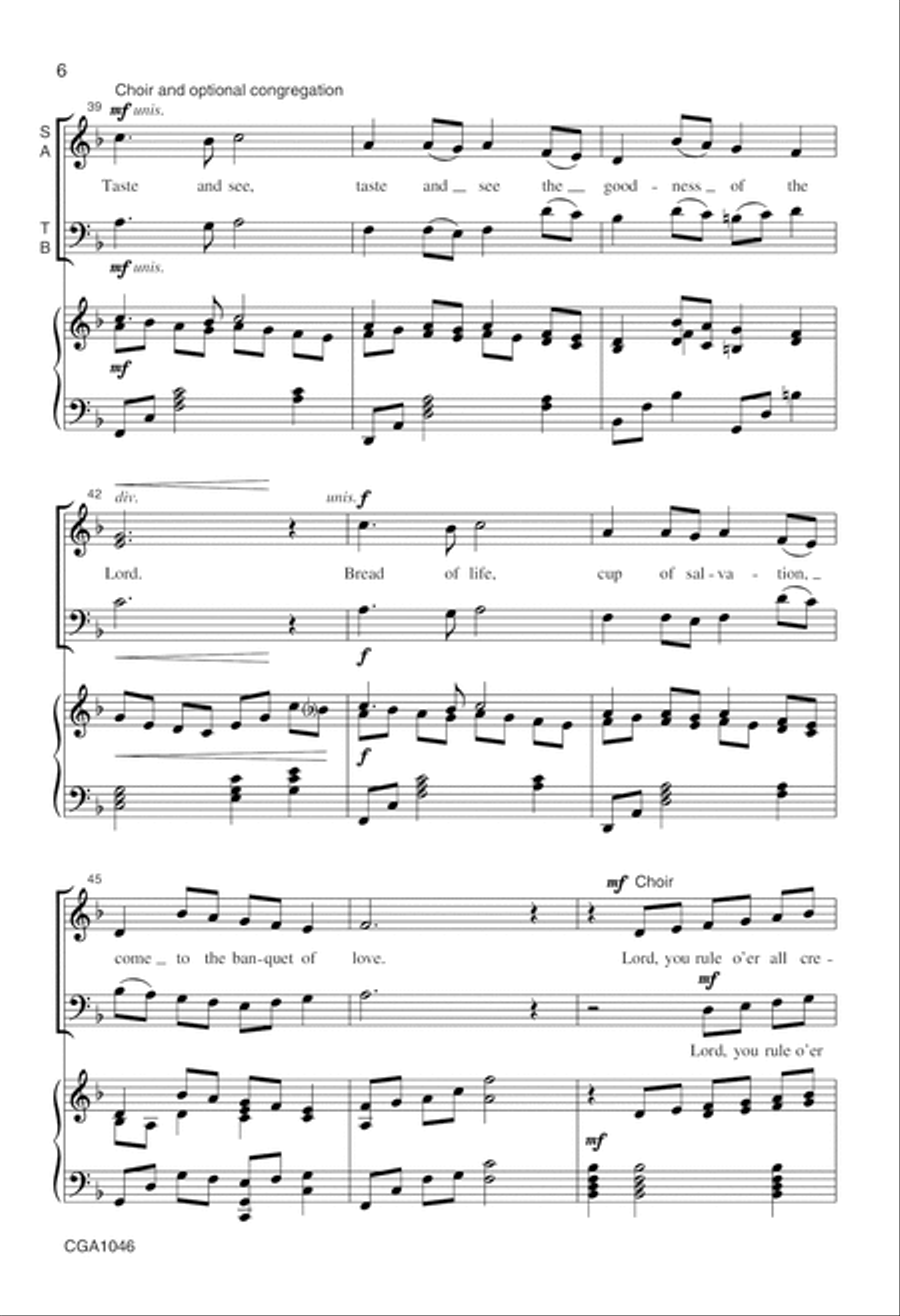Taste and See 4-Part scores gallery preview page 6