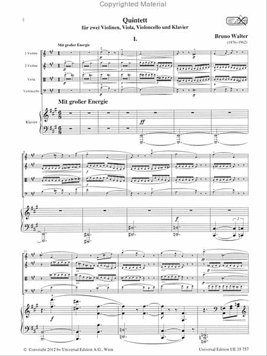 Quintet Chamber Music scores gallery preview page 2