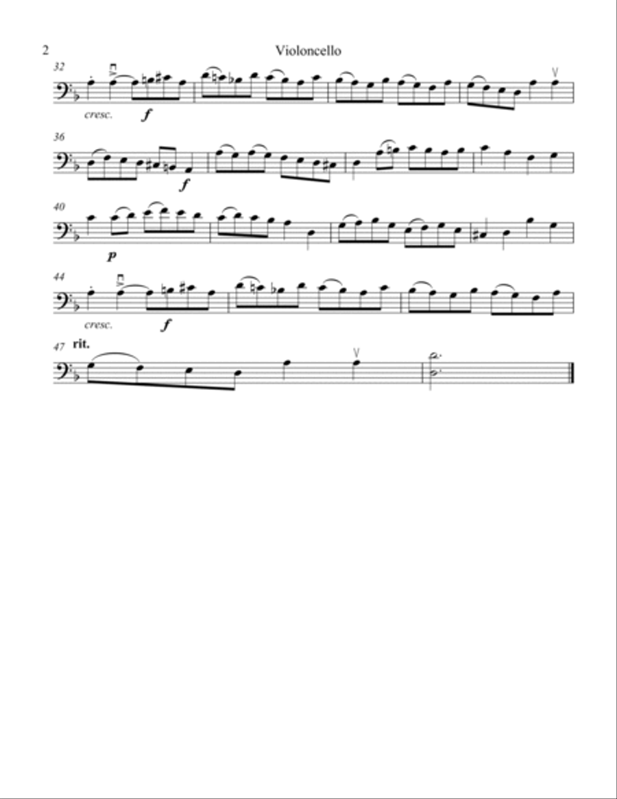 Bouree Clarinet scores gallery preview page 2