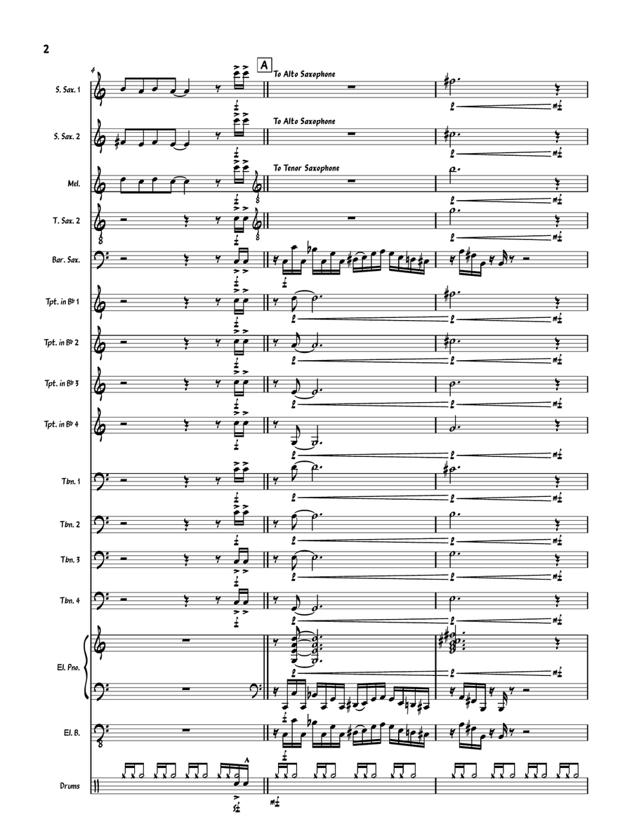 Teen Town Jazz Ensemble scores gallery preview page 3