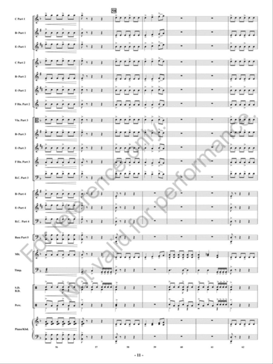 Fireflash! Concert Band - Sheet Music page 12