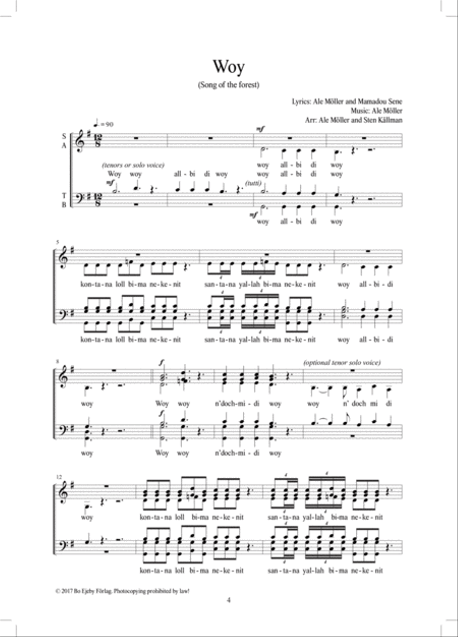 Woy 4-Part scores gallery preview page 4