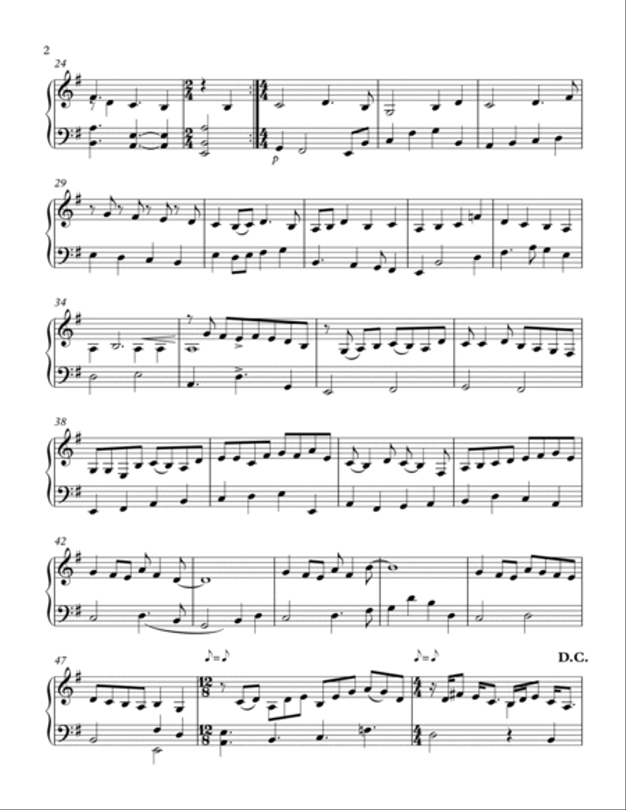 Abunisha Piano Solo scores gallery preview page 2