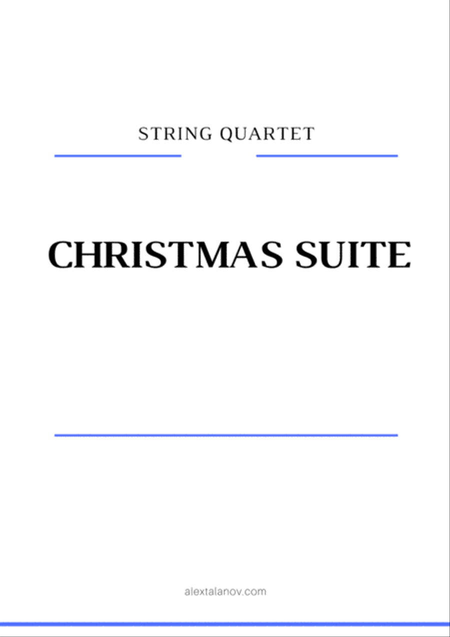 Christmas suite Christmas suite String Quartet scores gallery preview page 1