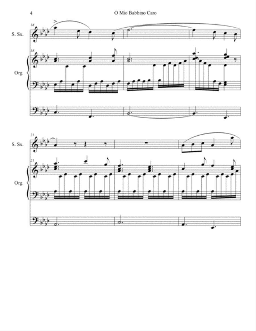 Three From Puccini Operas Woodwind Duet scores gallery preview page 5