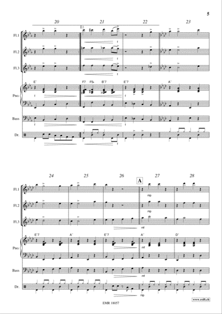 Popcorn Flute scores gallery preview page 5
