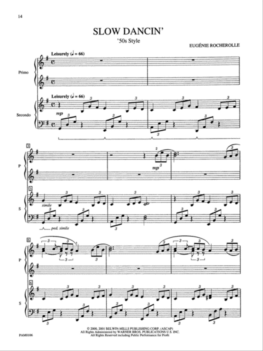 The Way We Danced 1949--1999 Small Ensemble scores gallery preview page 4