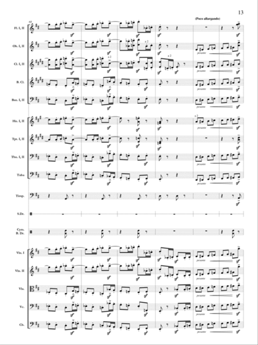 Pomp and Circumstance March No. 1 Orchestra scores gallery preview page 14