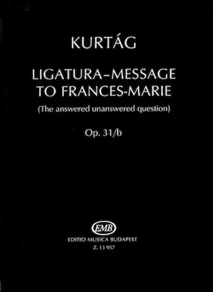 Book cover for Ligtura-message To Frances