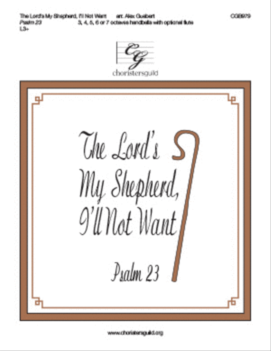 The Lord's My Shepherd, I'll Not Want Handbell Choir scores gallery preview page 1