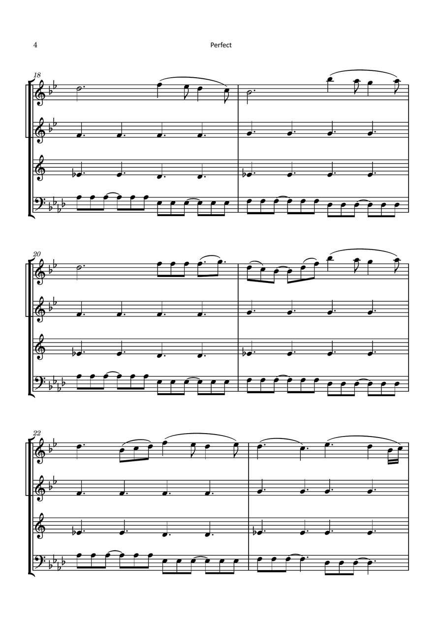 Perfect Brass Quartet scores gallery preview page 4