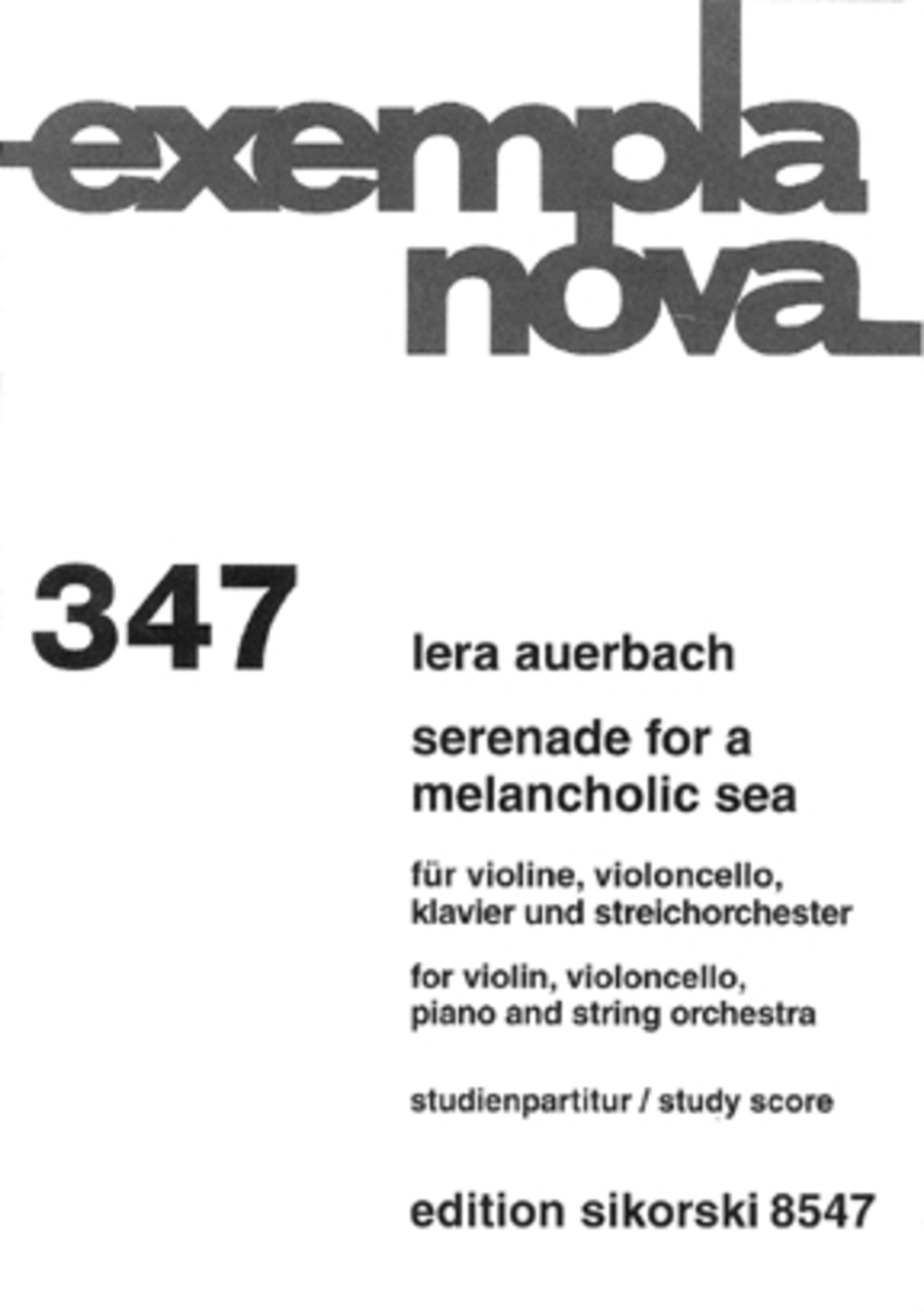 Serenade for a Melancholic Sea