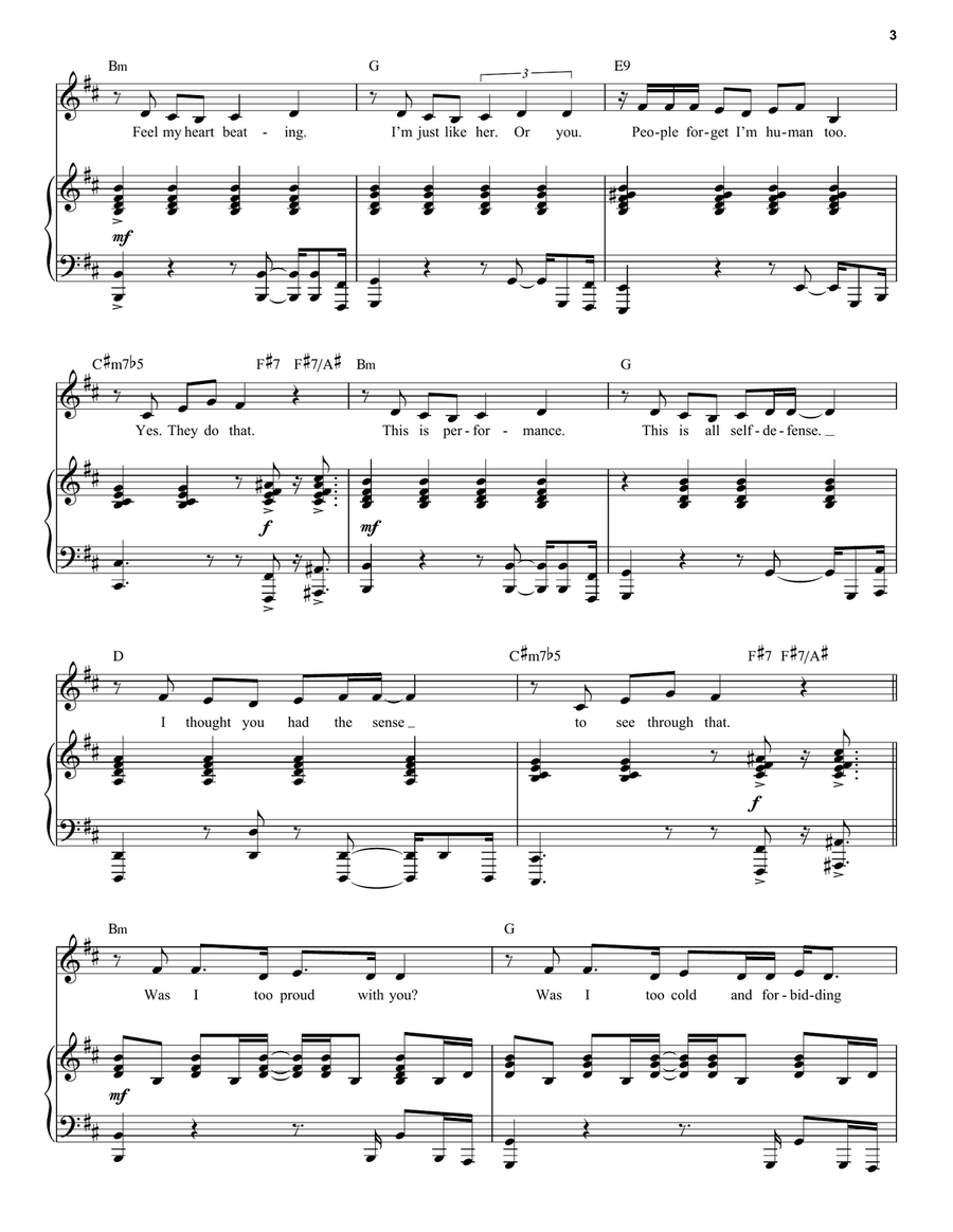 Someone Gets Hurt (from Mean Girls: The Broadway Musical) Voice scores gallery preview page 3