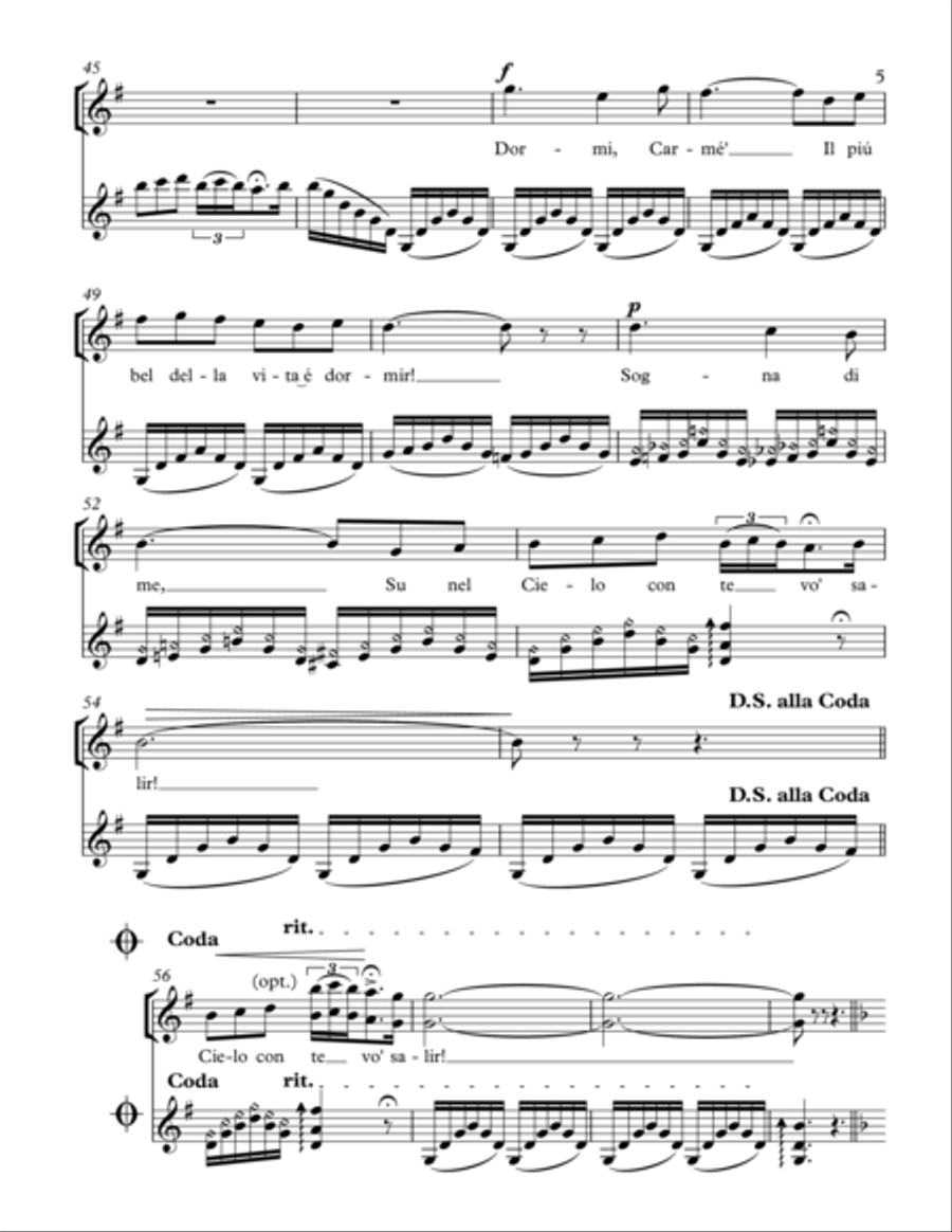 Three Neapolitan Folk Songs Voice scores gallery preview page 5