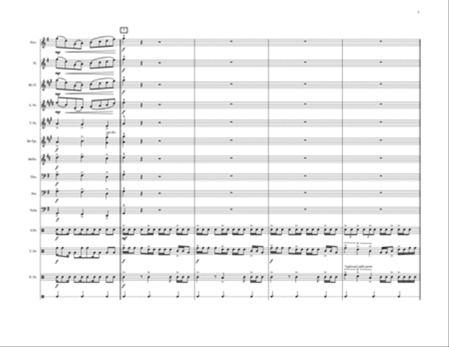 Good King On Parade Good King On Parade Marching Band scores gallery preview page 3
