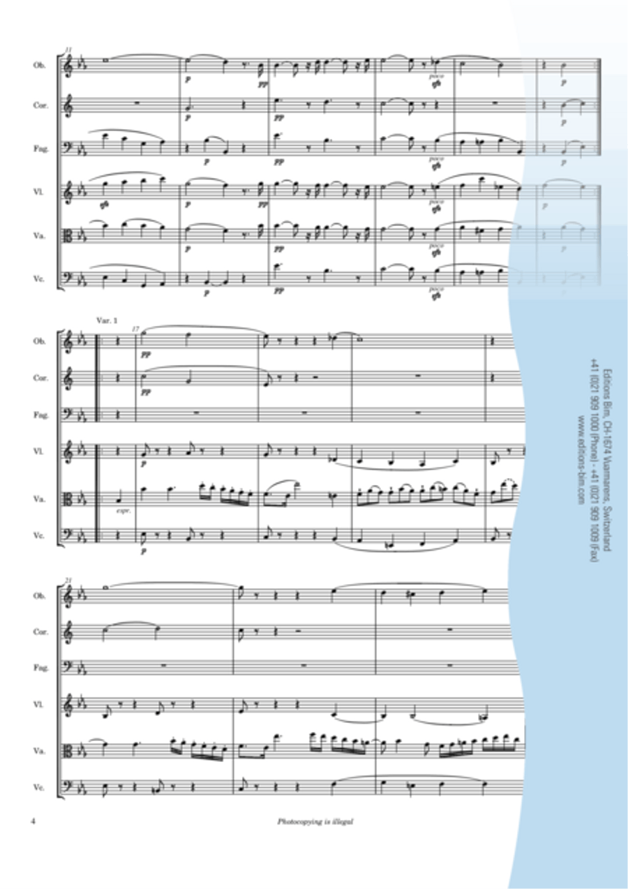 Sesteto No 3 Bassoon scores gallery preview page 3