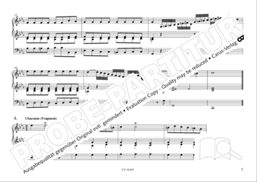 Das Husumer Orgelbuch von 1758 Organ Solo scores gallery preview page 6