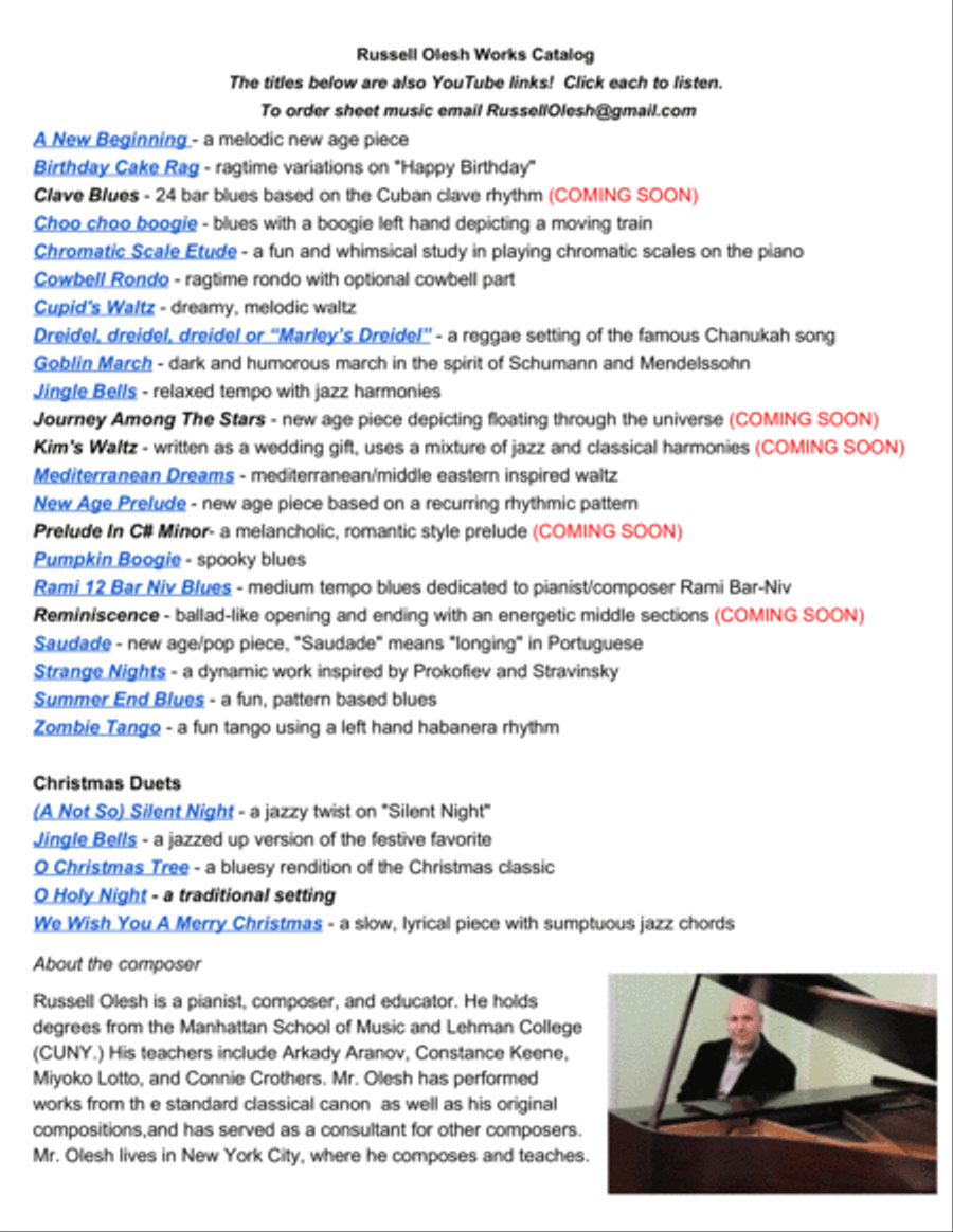 Cowbell Rondo Cowbell Rondo Piano Solo scores gallery preview page 2
