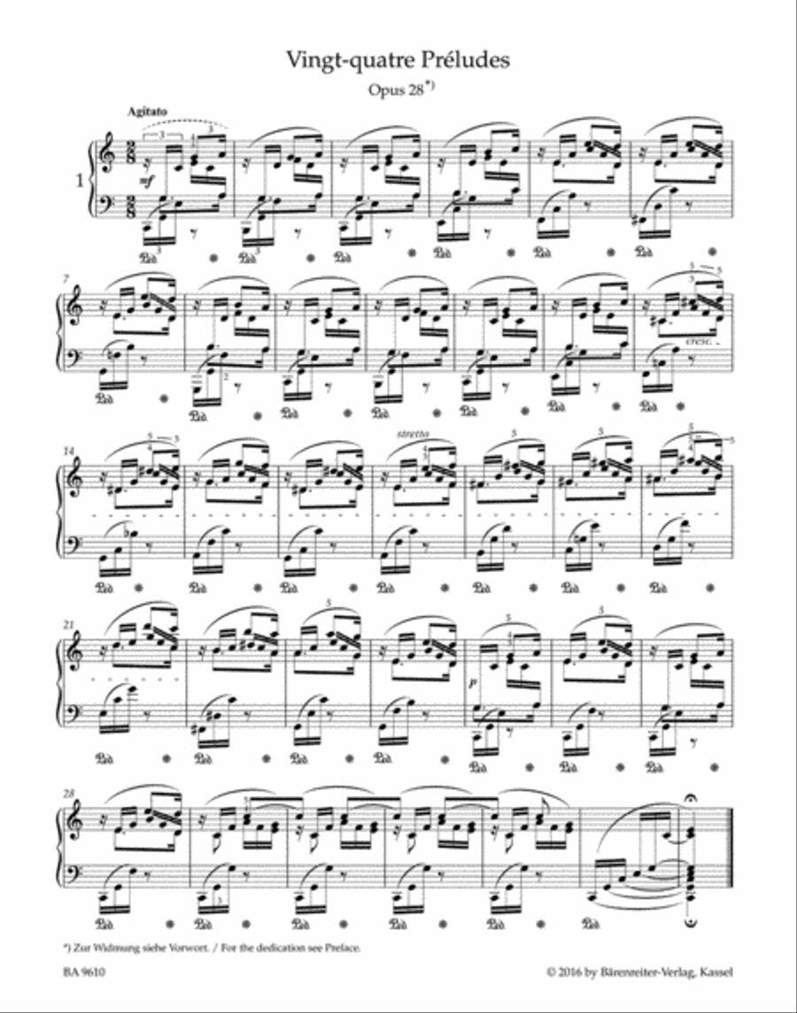 Vingt-quatre Preludes op. 28 / Prelude op. 45 for Piano Piano Solo scores gallery preview page 2