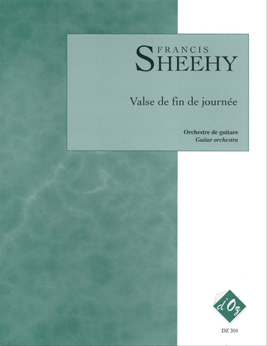 Valse de fin de journée Guitar Ensemble scores gallery preview page 1