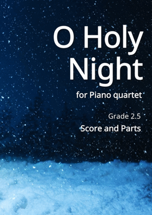 Book cover for O Holy Night for Piano quartet