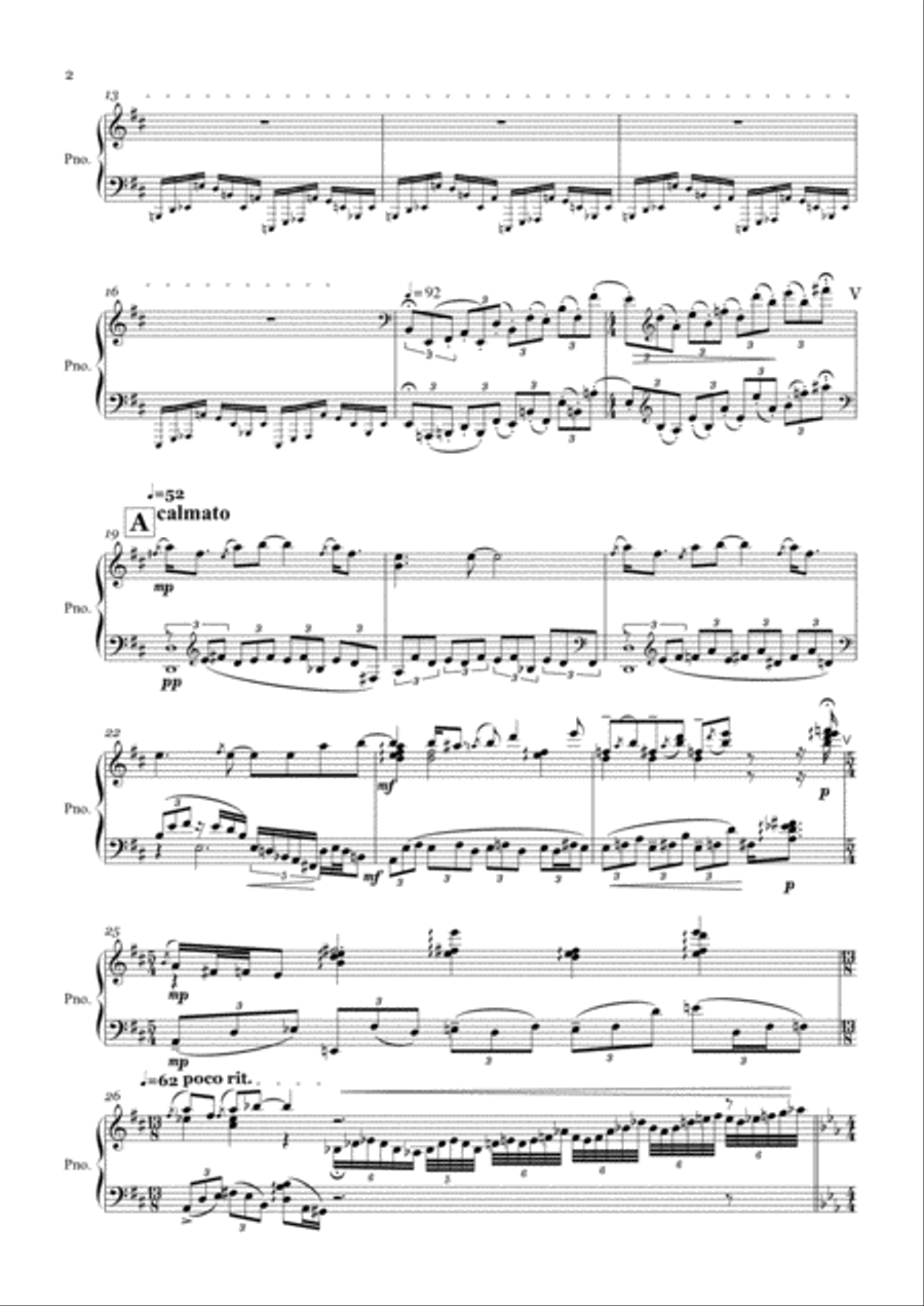 Mountain Song Piano Solo scores gallery preview page 2
