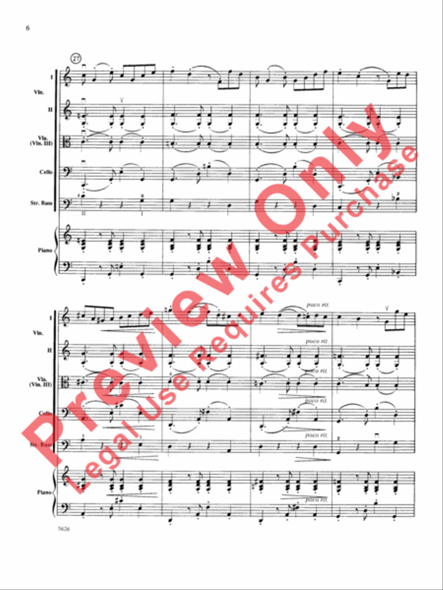 Two South American Tangos String Orchestra scores gallery preview page 7