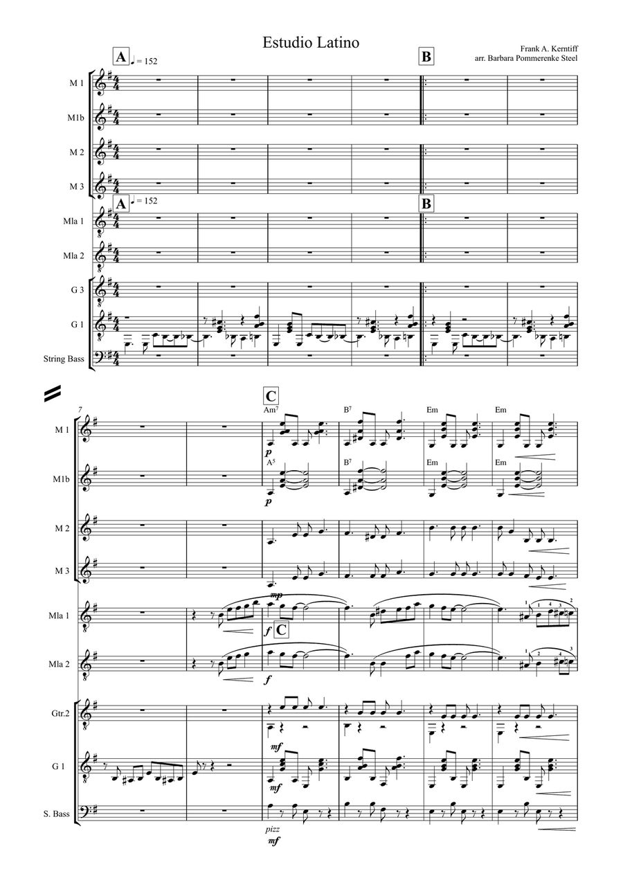Estudio Latino (full score)