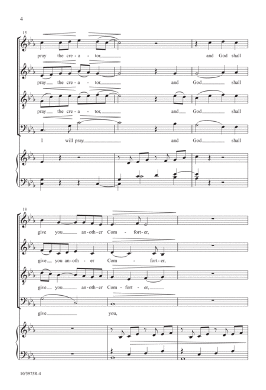 If You Love Me If You Love Me 4-Part scores gallery preview page 4