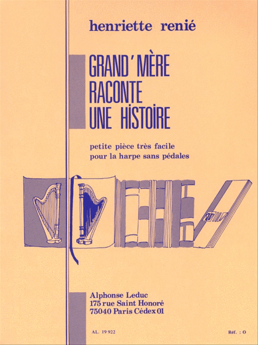Grand'mere Raconte Une Historie Harp scores gallery preview page 1