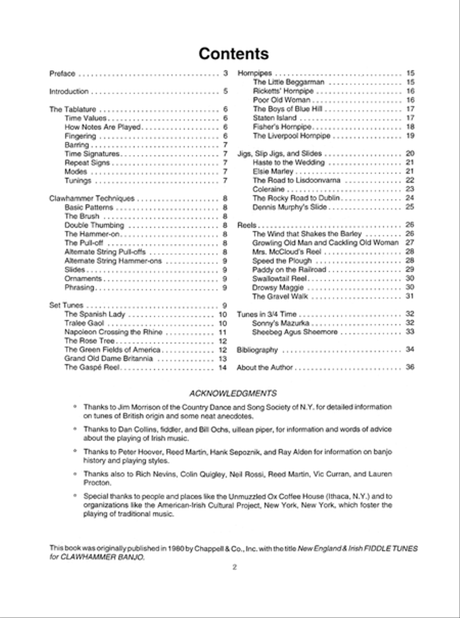 Celtic and New England Fiddle Tunes for Clawhammer Banjo Banjo scores gallery preview page 3
